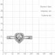 Серебряное кольцо AQUAMARINE А67363А с фианитом