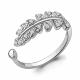 Серебряное кольцо AQUAMARINE А67800А с фианитом