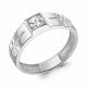 Серебряное кольцо AQUAMARINE А67882А с фианитом