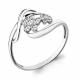 Серебряное кольцо AQUAMARINE А68004А с фианитом