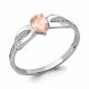 Серебряное кольцо AQUAMARINE А68500Е с фианитом