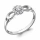 Серебряное кольцо AQUAMARINE А68813А с фианитом