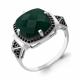 Серебряное кольцо AQUAMARINE А6902309Ч с агатом и ювелирным кристаллом