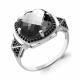 Серебряное кольцо AQUAMARINE А6902383Ч с ювелирным кристаллом