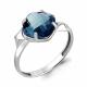 Серебряное кольцо AQUAMARINE А6905993 с Лондон топазом