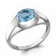 Серебряное кольцо AQUAMARINE А6914805 с топазом