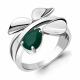 Серебряное кольцо AQUAMARINE А6919209 с агатом