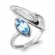 Серебряное кольцо AQUAMARINE А6919502 с топазом