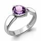 Серебряное кольцо AQUAMARINE А6935804 с аметистом