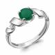 Серебряное кольцо AQUAMARINE А6936109А с фианитом и агатом