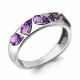 Серебряное кольцо AQUAMARINE А6937304 с аметистом