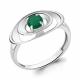 Серебряное кольцо AQUAMARINE А6945009 с агатом