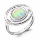Серебряное кольцо AQUAMARINE А6949898 с опалом