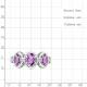 Серебряное кольцо AQUAMARINE А6950904 с аметистом