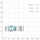 Серебряное кольцо AQUAMARINE А6957705 с топазом
