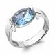 Серебряное кольцо AQUAMARINE А6965192 с топазом