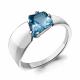 Серебряное кольцо AQUAMARINE А6965588 с турмалином