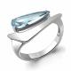 Серебряное кольцо AQUAMARINE А6975888 с турмалином