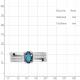 Серебряное кольцо AQUAMARINE А6980508А с фианитом и Лондон топазом