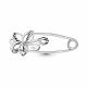 Серебряная булавка AQUAMARINE А71525
