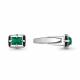 Серебряные запонки AQUAMARINE А7281309 с агатом