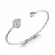 Серебряный браслет AQUAMARINE А74838А с фианитом