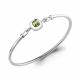 Серебряный браслет AQUAMARINE А7486207 с хризолитом