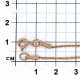 Золотая цепь плетение Якорное Красносельский ювелир АЯО-040-Ц