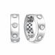Серьги из белого золота BERGER Бб120386 с фианитом