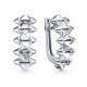 Серьги из белого золота BERGER Бб120631