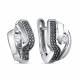 Серьги из белого золота BERGER Бб121016ч с фианитом