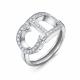 Серебряное кольцо BERGER Бс110104 с фианитом