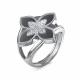 Серебряное кольцо BERGER Бс110127 с фианитом и ониксом