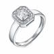 Кольцо из белого золота RoseGrace ВБр-5-7515-103-1Б с бриллиантом выращенным