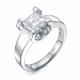 Кольцо из белого золота RoseGrace ВБр-5-7522-103-1Б с бриллиантом выращенным