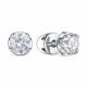 Серьги из белого золота RoseGrace ВБр-5-7914-103-2Б с бриллиантом выращенным