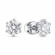 Серьги из белого золота RoseGrace ВБр-5-7915-103-2Б с бриллиантом выращенным