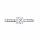 Кольцо из белого золота RoseGrace ВБр-5-9020-103-1Б с бриллиантом выращенным