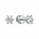 Серьги из белого золота RoseGrace ВБр-5-9114-103-2Б с бриллиантом выращенным