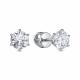 Серьги из белого золота RoseGrace ВБр-5-9117-103-2Б с бриллиантом выращенным