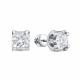 Серьги из белого золота RoseGrace ВБр-5-9441-103-2Б с алмазом огранённым синт
