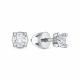 Серьги из белого золота RoseGrace ВБр-5-9505-103-2Б с бриллиантом выращенным