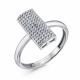 Серебряное кольцо GRIGORIEV Г01-10-0574-41-00 с фианитом
