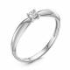 Серебряное кольцо GRIGORIEV Г01-10-5006(с) с бриллиантом