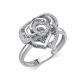 Серебряное кольцо GRIGORIEV Г01-10-51228-41-00 с фианитом