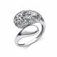 Кольцо из белого золота GRIGORIEV Г01-12-51257-11-00-2 с бриллиантом