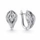 Серьги из белого золота GRIGORIEV Г02-12-51218-21-00-1 с бриллиантом