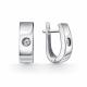 Серьги из белого золота GRIGORIEV с танцующим бриллиантом Г02-12-51230-11-00