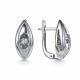 Серьги из белого золота GRIGORIEV Г02-12-51285-31-00 с бриллиантом