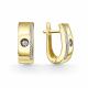 Серьги из лимонного золота GRIGORIEV Г02-13-51238-31-00 с бриллиантом